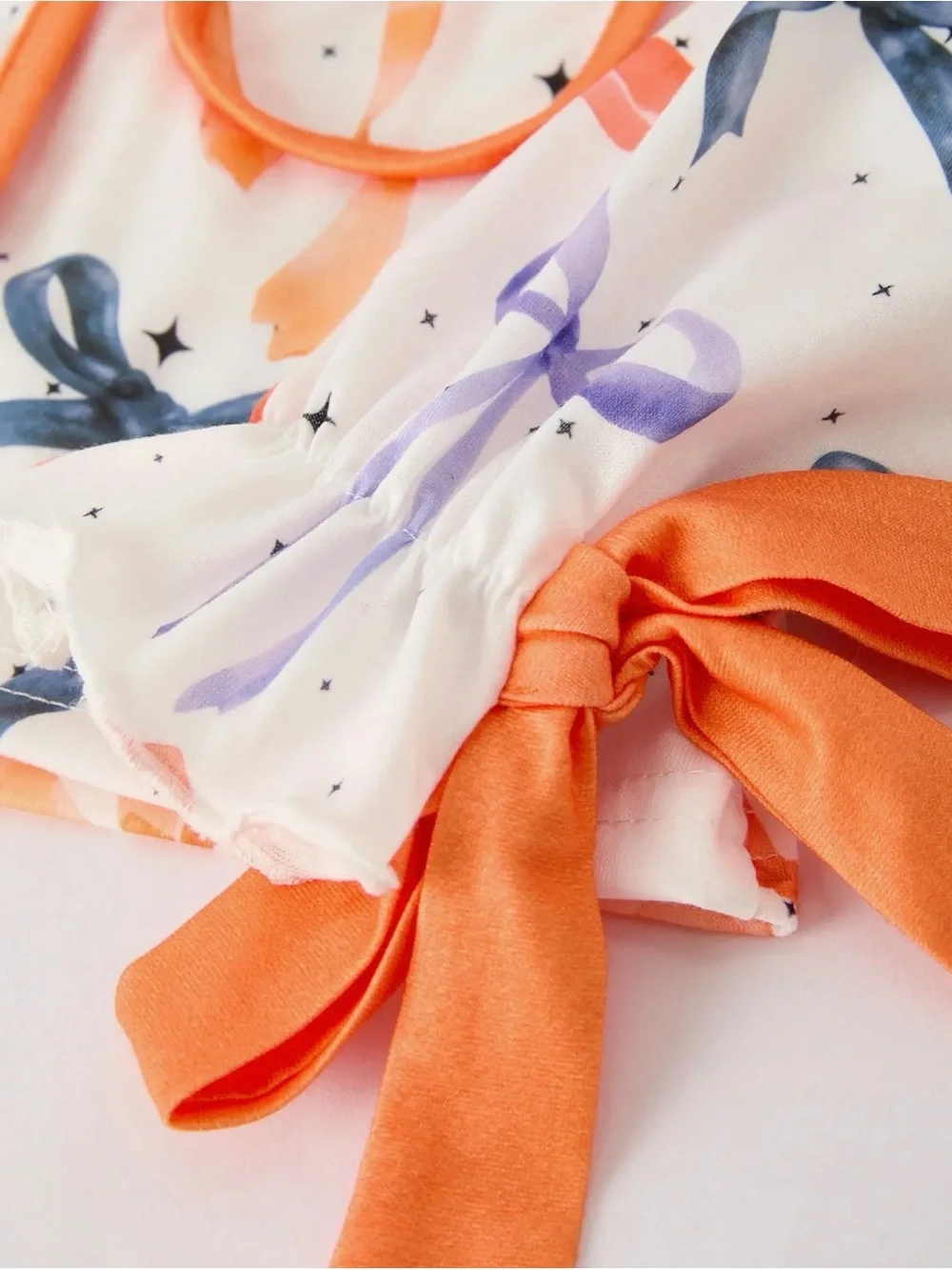 Rylee Faith Fall Bow Print Pajama Set